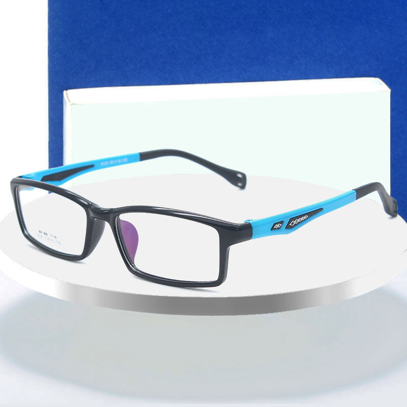 Hotochki Men's Full Rim Rectangular TR-90 Resin Sport Frame Eyeglasses 5025 Full Rim Hotochki