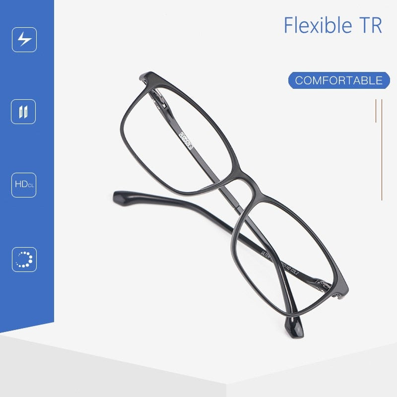 Yimaruili Unisex Full Rim Ultem Frame Eyeglasses 9801 Full Rim Yimaruili Eyeglasses