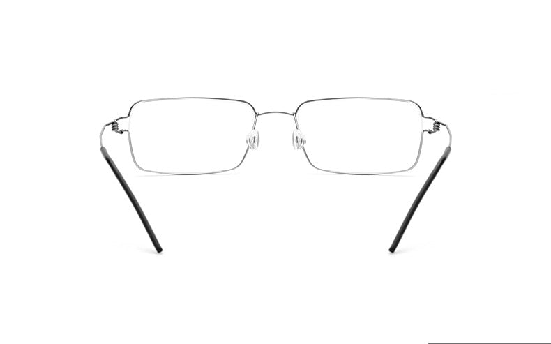 Yimaruili Unisex Full Rim Screwless Titanium Alloy Frame Eyeglasses 28606 Full Rim Yimaruili Eyeglasses