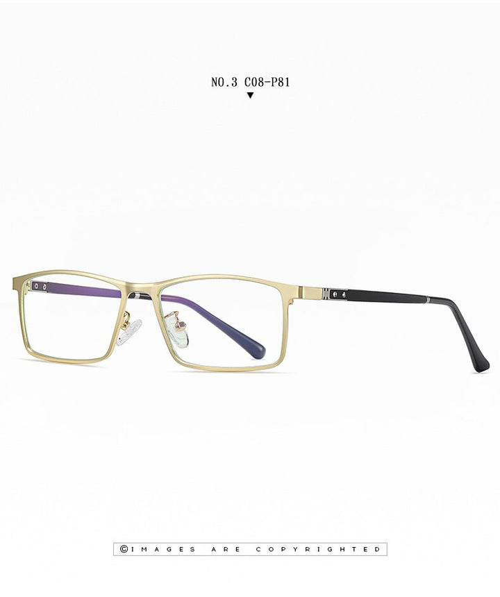 Hotochki Men's Full Rim TR-90 Resin Alloy Frame Eyeglasses T316 Full Rim Hotochki