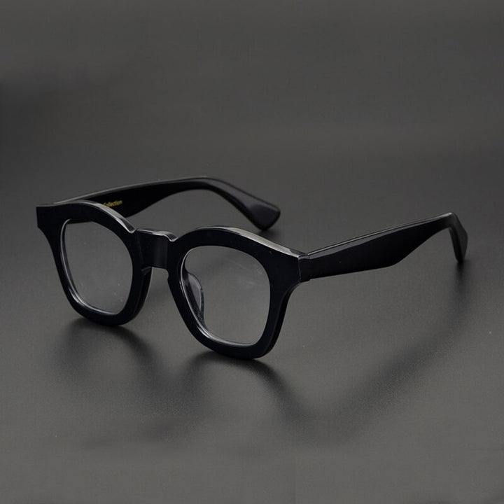 Gatenac Unisex Full Rim Acetate Handcrafted Round Frame Eyeglasses Zxyj16 Full Rim Gatenac