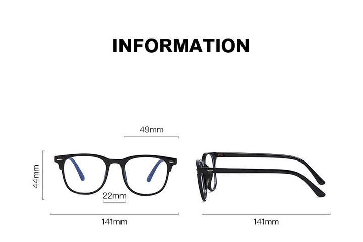 Hotony Women's Full Rim TR 90 Resin Round Frame Eyeglasses 3017 Full Rim Hotony
