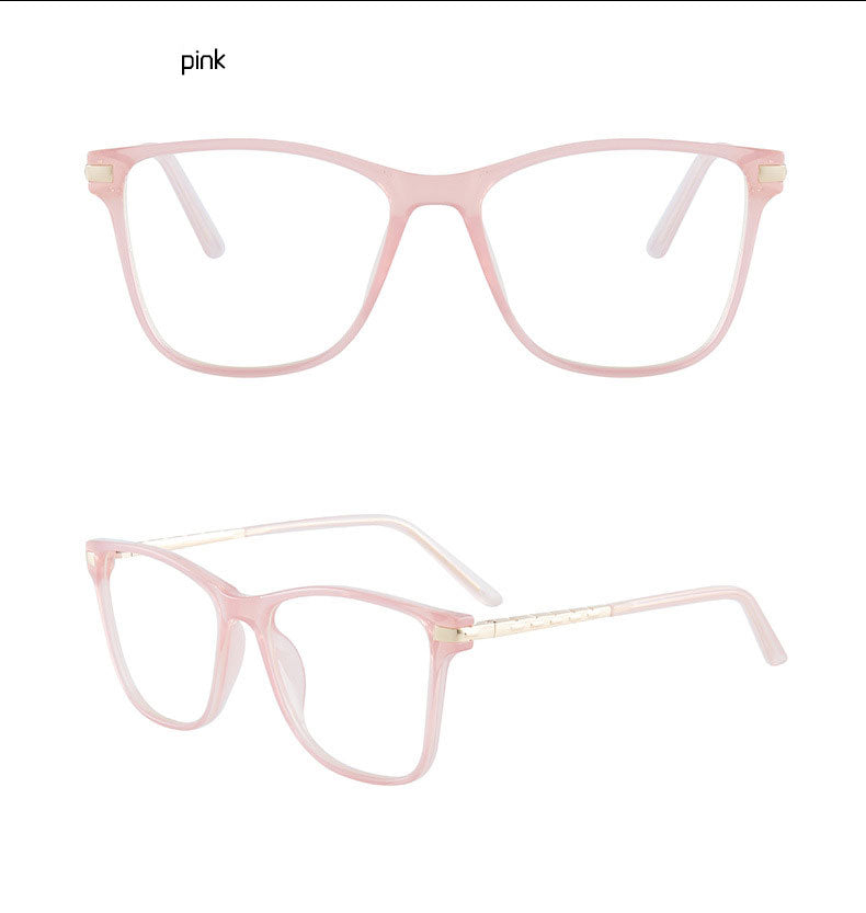 Hotony Women's Full Rim TR 90 Resin Square Frame Eyeglasses 7039 Full Rim Hotony