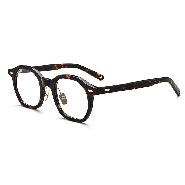 Gatenac Unisex Full Rim Square Acetate Frame Eyeglasses Gxj33 Full Rim Gatenac 2