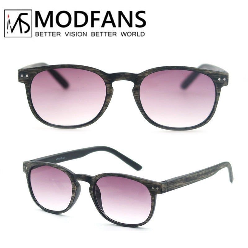 Modfans Unisex Full Rim Round Polycarbonate Reading Glasses R062 Reading Glasses Modfans