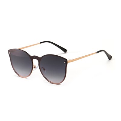 Ralferty Women's Sunglasses Cat Eye W9177 Sunglasses Ralferty C4 Gray Gradient As picture