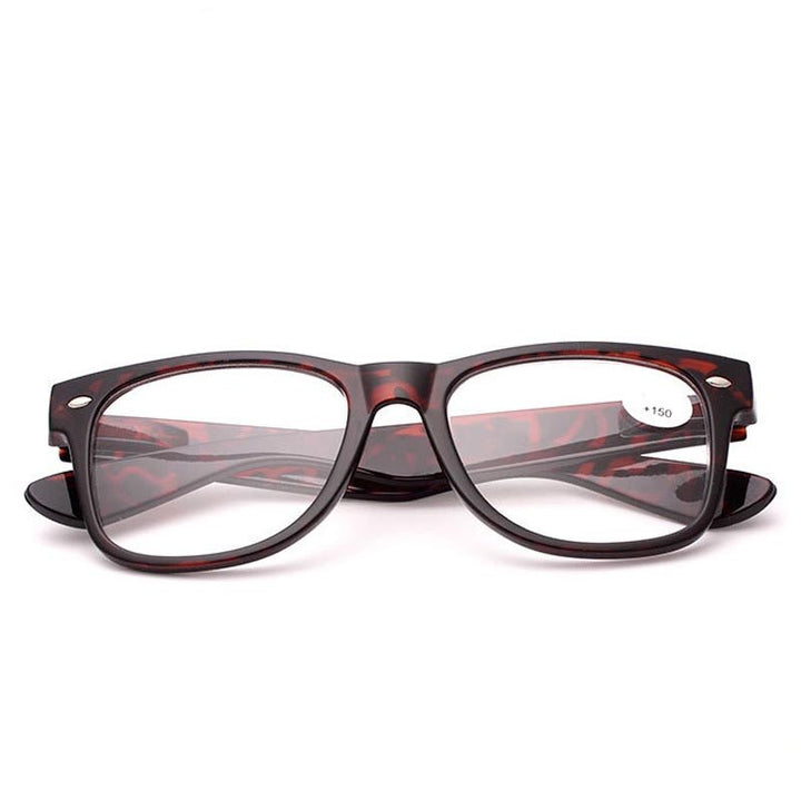 Hdcrafter Unisex Full Rim Square Acetate Frame Reading Glasses H9002 Reading Glasses Hdcrafter Eyeglasses