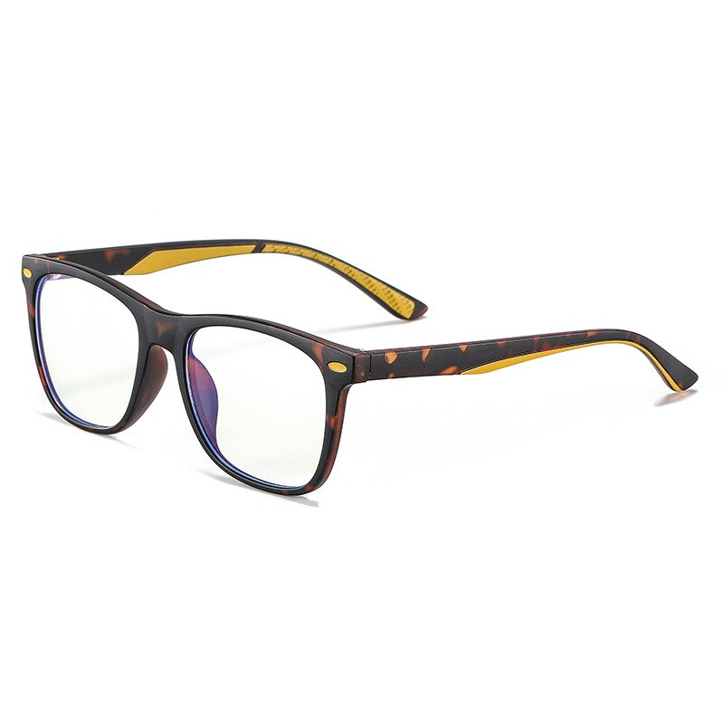 Yimaruili Unisex Youth Full Rim TR 90 Resin Acetate Frame Anti Blue Light Computer Eyeglasses 5102 Full Rim Yimaruili Eyeglasses Tortoiseshell