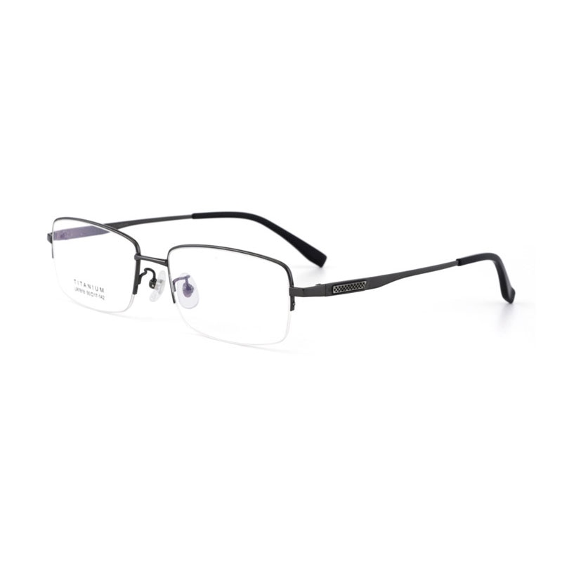 Hotochki Men's Titanium Memory Alloy Eyeglasses Lr7818 Full Rim Hotochki