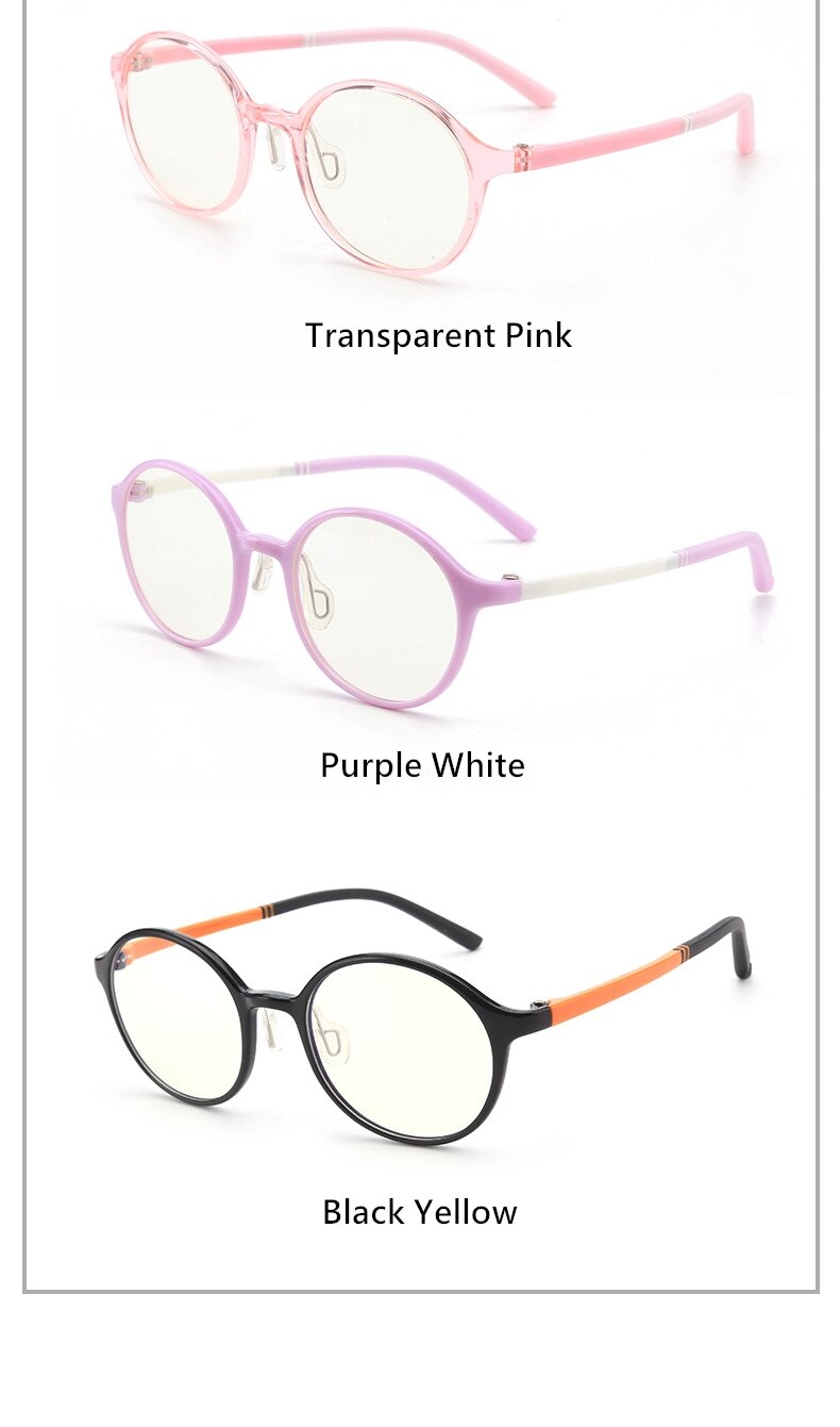 Yimaruili Unisex Children's Full Rim Acetate Frame Eyeglasses HY224 Full Rim Yimaruili Eyeglasses
