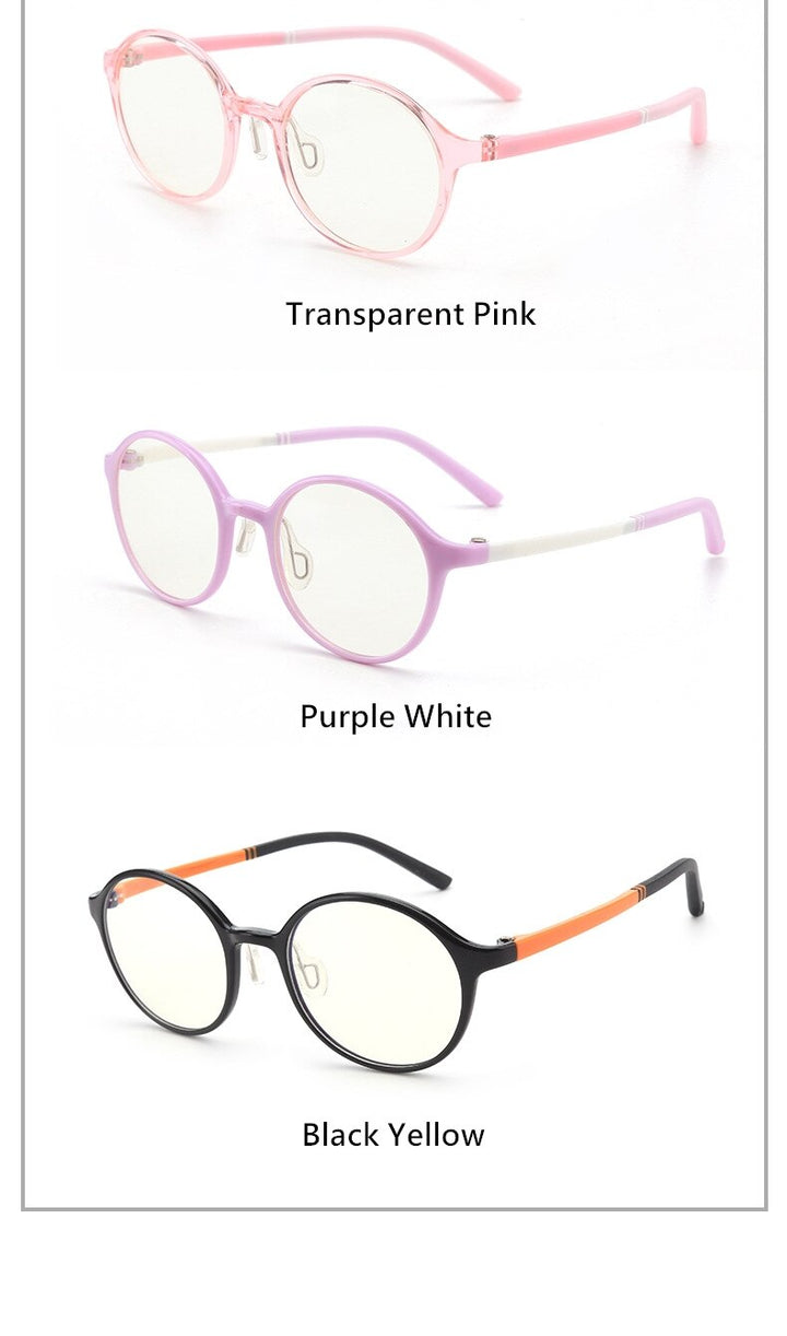 Yimaruili Unisex Children's Full Rim Acetate Frame Eyeglasses HY224 Full Rim Yimaruili Eyeglasses