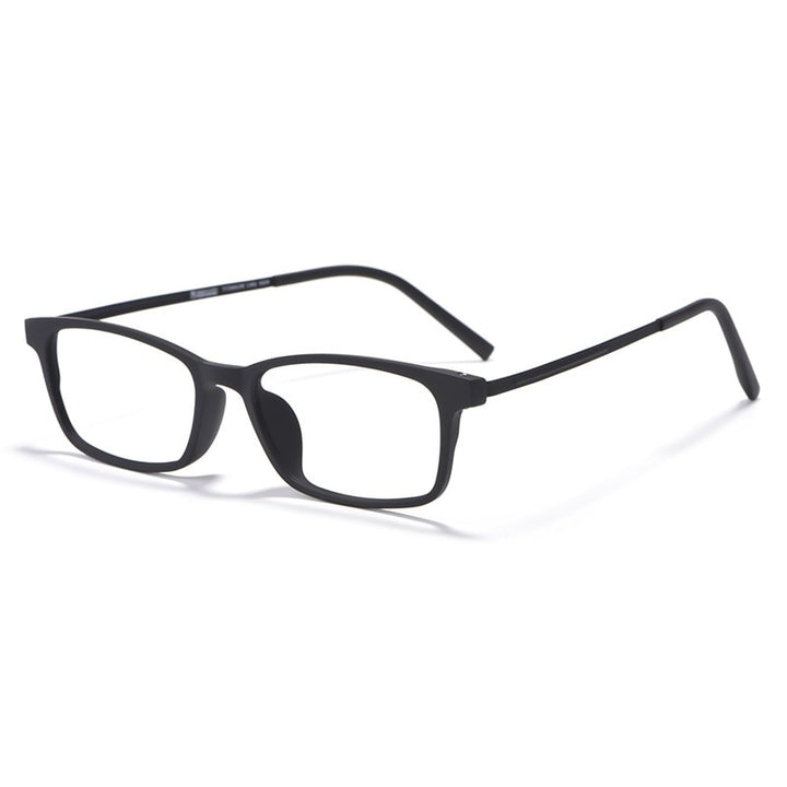 Yimaruili Unisex Full Rim β Titanium Frame Eyeglasses 8802 Full Rim Yimaruili Eyeglasses Black