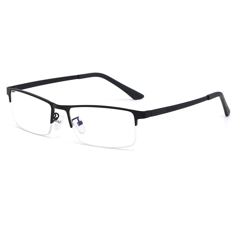 Handoer Unisex Semi Rim Square Alloy Eyeglasses 88121 Semi Rim Handoer