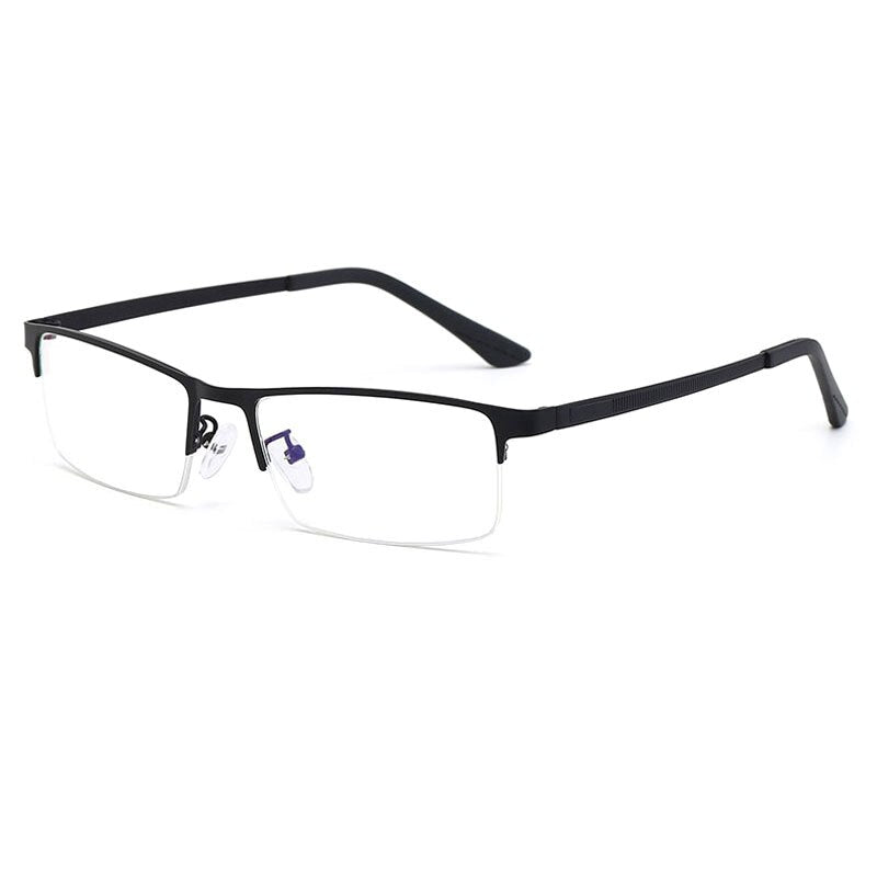 Handoer Unisex Semi Rim Square Alloy Eyeglasses 88121 Semi Rim Handoer   