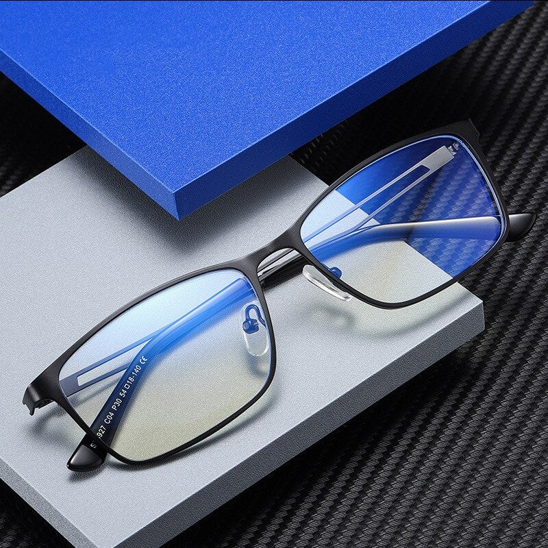 Yimaruili Men's Full Rim Alloy Frame Eyeglasses 5927 Full Rim Yimaruili Eyeglasses