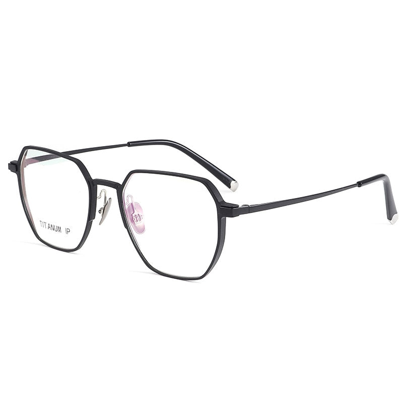 Hotochki Unisex Full Rim Titanium Alloy IP Plated Frame Eyeglasses 66004 Full Rim Hotochki   