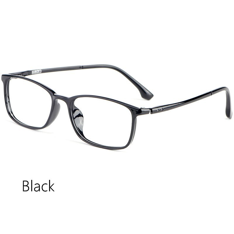 Yimaruili Unisex Full Rim Ultem Frame Eyeglasses 9801 Full Rim Yimaruili Eyeglasses Black China