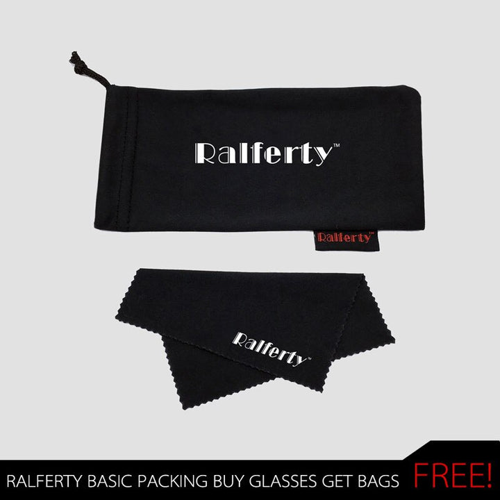 Ralferty Unisex Full Rim Square Acetate Reading Glasses F91104 Reading Glasses Ralferty