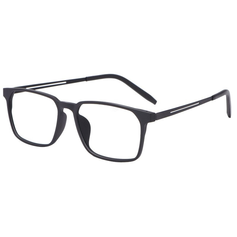 Yimaruili Unisex Full Rim Square Titanium Eyeglasses 8878 Full Rim Yimaruili Eyeglasses
