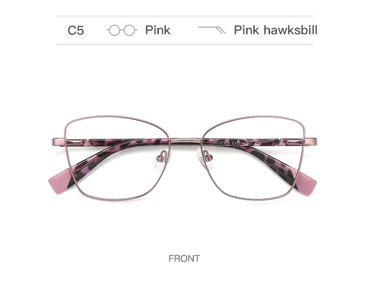 Hotochki Unisex Full Rim Square Alloy Frame Eyeglasses 3010 Full Rim Hotochki