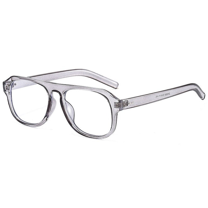 Cubojue Unisex Full Rim Square Tr 90 Titanium Reading Glasses Zn3529 Reading Glasses Cubojue
