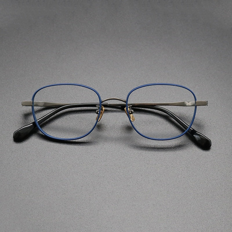 Gatenac Unisex Full Rim Square Titanium Frame Eyeglasses Gxyj616 Full Rim Gatenac 1