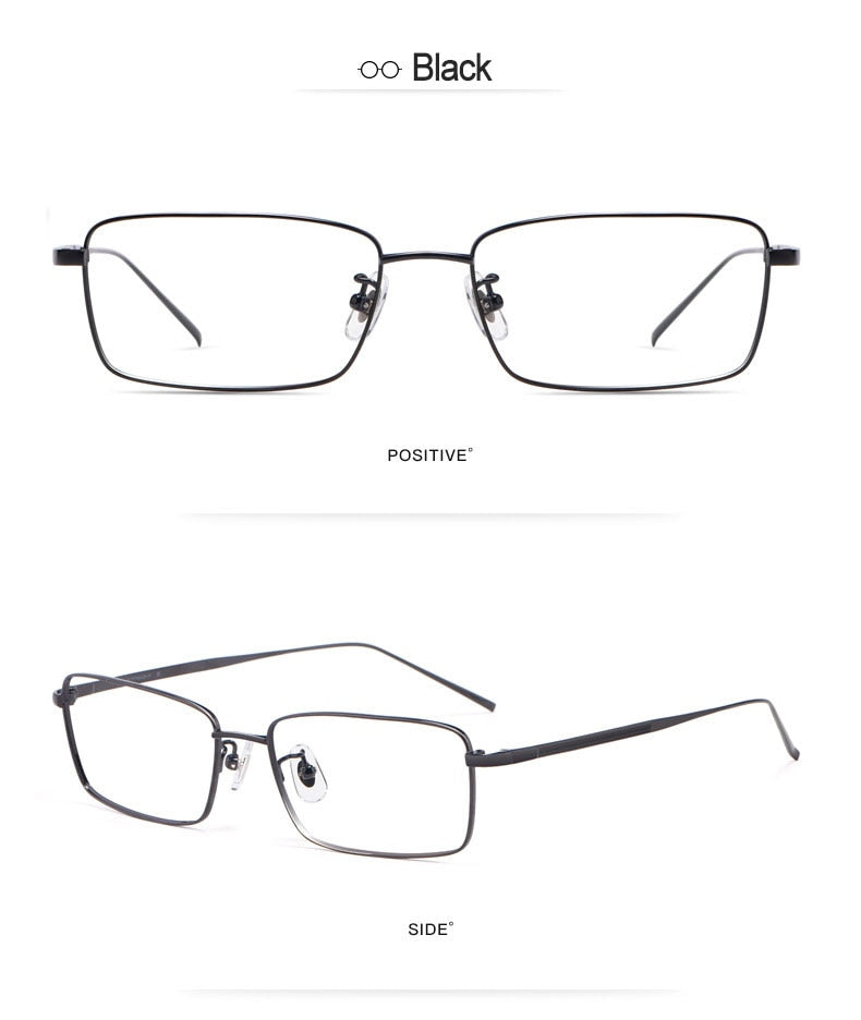 Hotochki Unisex Full Rim Beta Titanium Electro Plated Frame Eyeglasses 10109 Full Rim Hotochki
