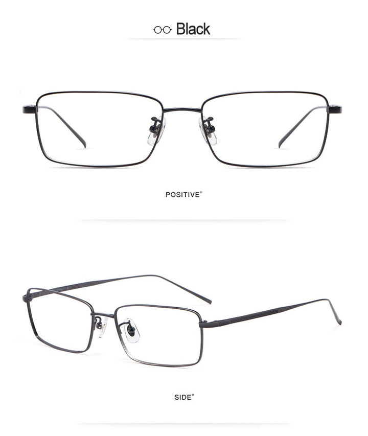 Hotochki Unisex Full Rim Beta Titanium Electro Plated Frame Eyeglasses 10109 Full Rim Hotochki