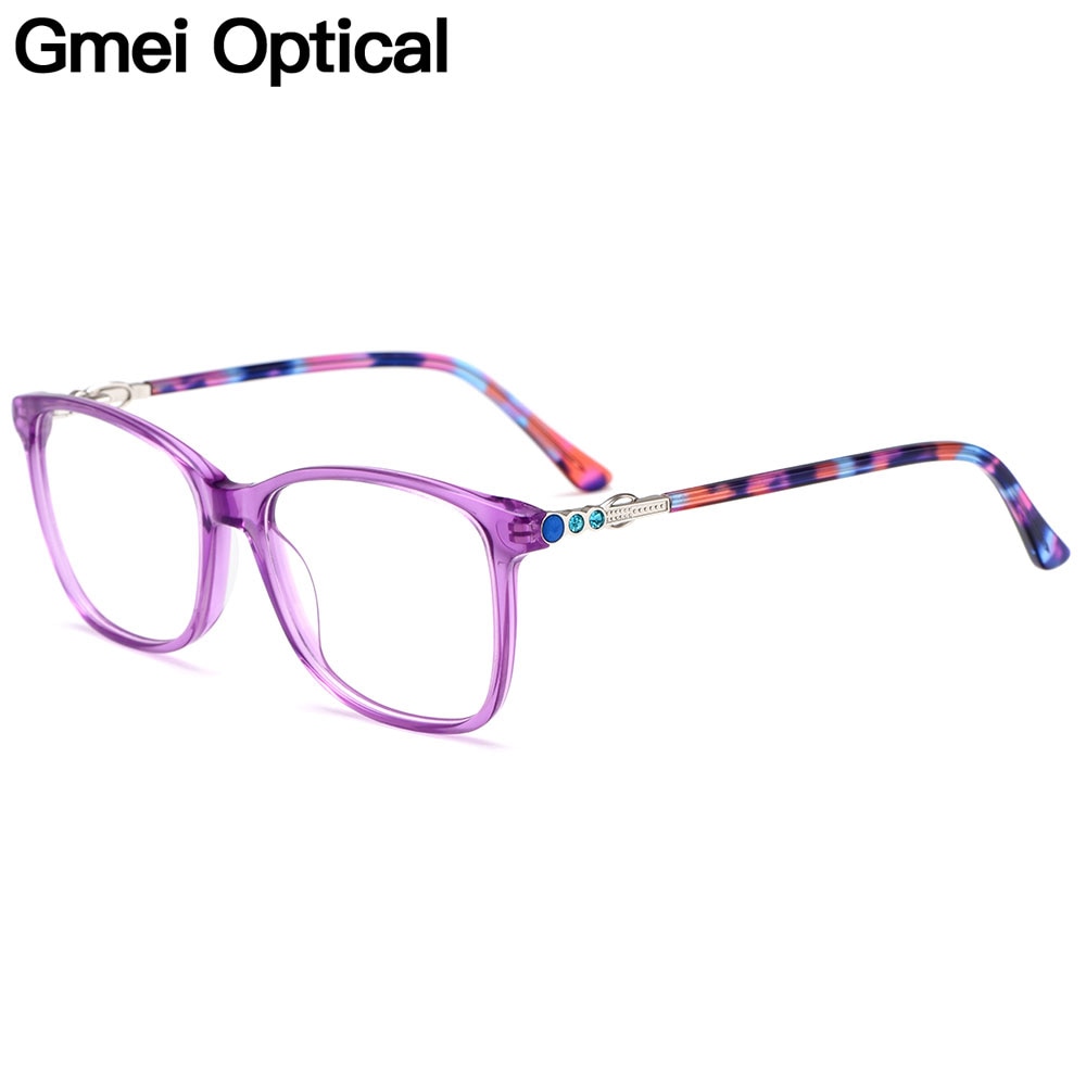 Gmei Women's Eyeglasses Acetate Glasses Frame M22003 Full Rim Gmei Optical