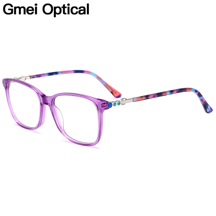Gmei Women's Eyeglasses Acetate Glasses Frame M22003 Full Rim Gmei Optical