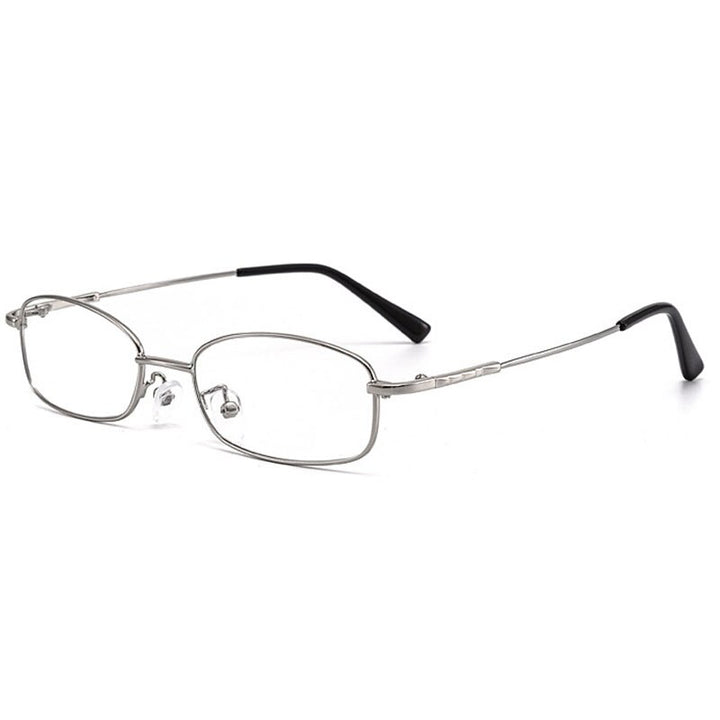 Hotochki Unisex Full Rim Alloy Frame Eyeglasses 611 Full Rim Hotochki Silver