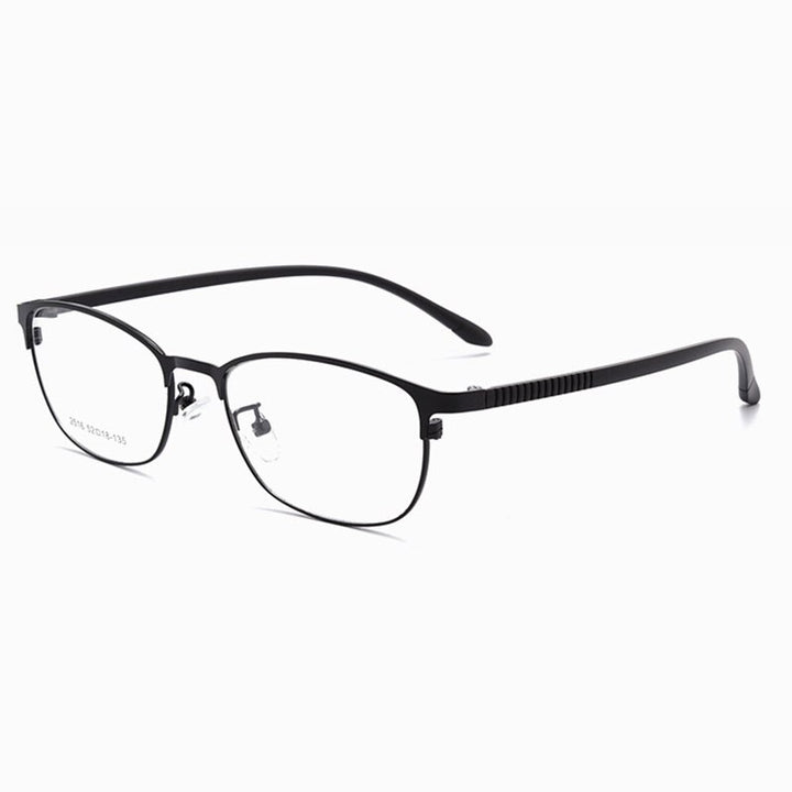Hotony Unisex Full/Semi Rim Alloy Frame Eyeglasses 2516 Semi Rim Hotony