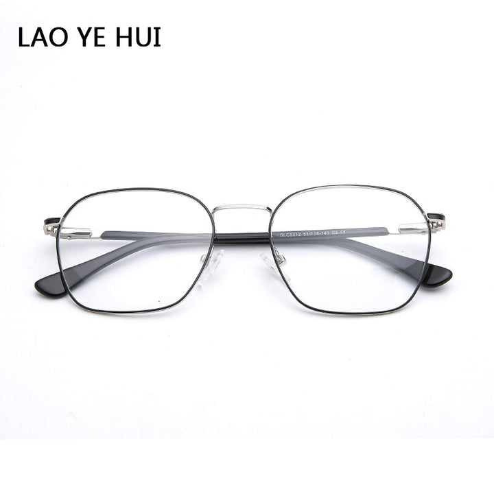 Laoyehui Unisex Eyeglasses Alloy Ultra Light Polygon Frame 9012 Full Rim Laoyehui c2