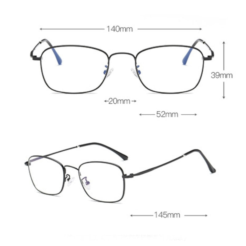 Hotochki Unisex Full Rim Alloy Frame Eyeglasses 5206 Full Rim Hotochki