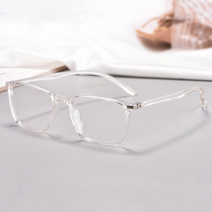 Hotony Unisex Full Rim Square TR 90 Resin Frame Eyeglasses 6633 Full Rim Hotony