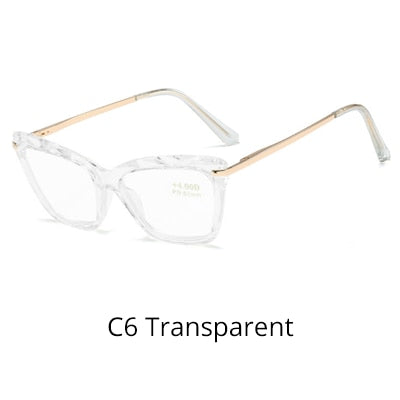 Ralferty Women's Reading Glasses Acetate Cat Eye 9753 Reading Glasses Ralferty