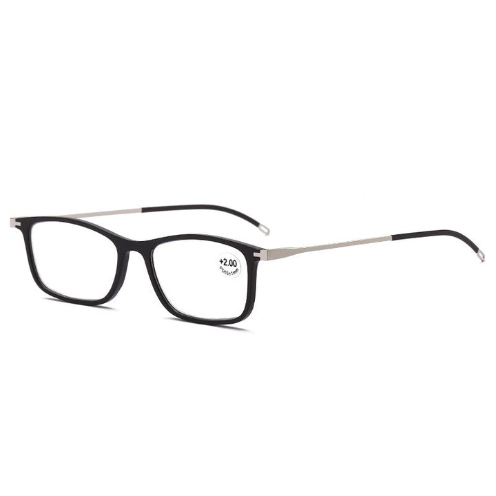 Unisex Full Rim Alloy Frame Anti Blue Light Lens Reading Glasses Xx666 Reading Glasses Bclear