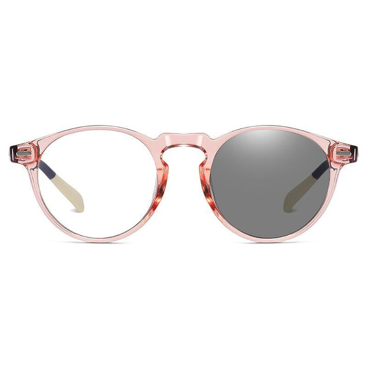 Reven Jate Unisex Full Rim Round Tr 90 Eyeglasses 3512 Full Rim Reven Jate pink