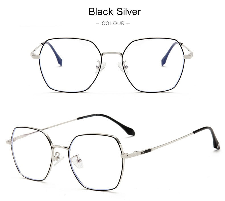 Hotochki Unisex Full Rim Alloy Frame Spring Hinge Eyeglasses 9339 Full Rim Hotochki