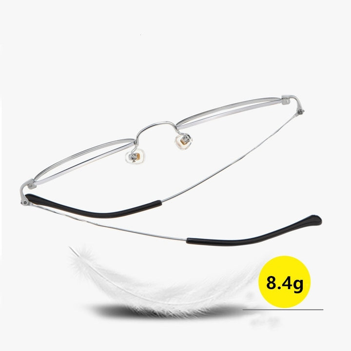 Yimaruili Unisex Full Rim Round Titanium Frame Eyeglasses 2011 Full Rim Yimaruili Eyeglasses