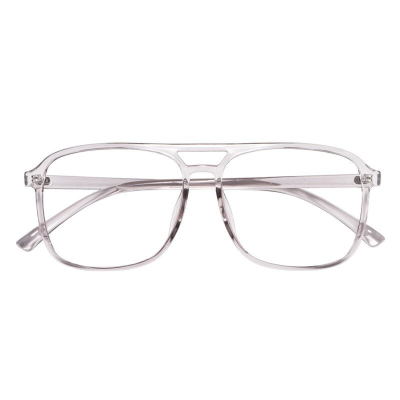 Yimaruili Unisex Full Rim TR 90 Resin Double Bridge Frame Eyeglasses D138 Full Rim Yimaruili Eyeglasses