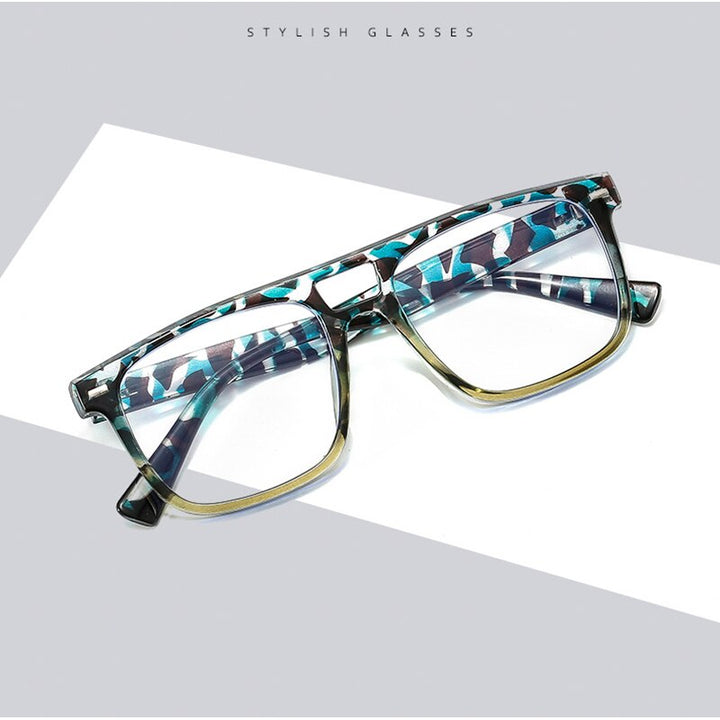 Hotochki Unisex Full Rim PC Plastic Resin Frame Eyeglasses 3510 Full Rim Hotochki
