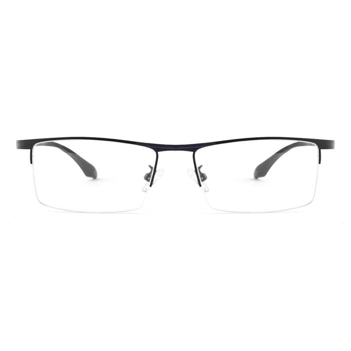 Hotochki Unisex Semi Rim Alloy Frame Eyeglasses P9001 Semi Rim Hotochki