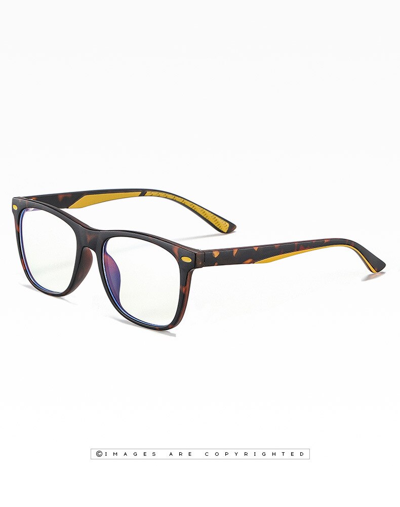 Yimaruili Unisex Youth Full Rim TR 90 Resin Acetate Frame Anti Blue Light Computer Eyeglasses 5102 Full Rim Yimaruili Eyeglasses