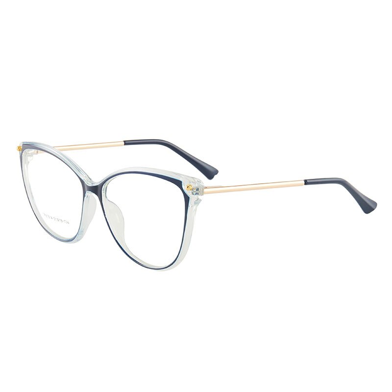 Hotony Women's Full Rim TR 90 Resin Cat Eye Frame Eyeglasses 7014 Full Rim Hotony