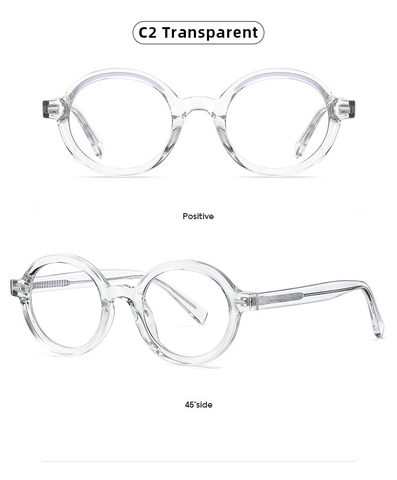 Gmei Unisex Full Rim TR 90 Titanium Round Frame Eyeglasses 2092 Full Rim Gmei Optical