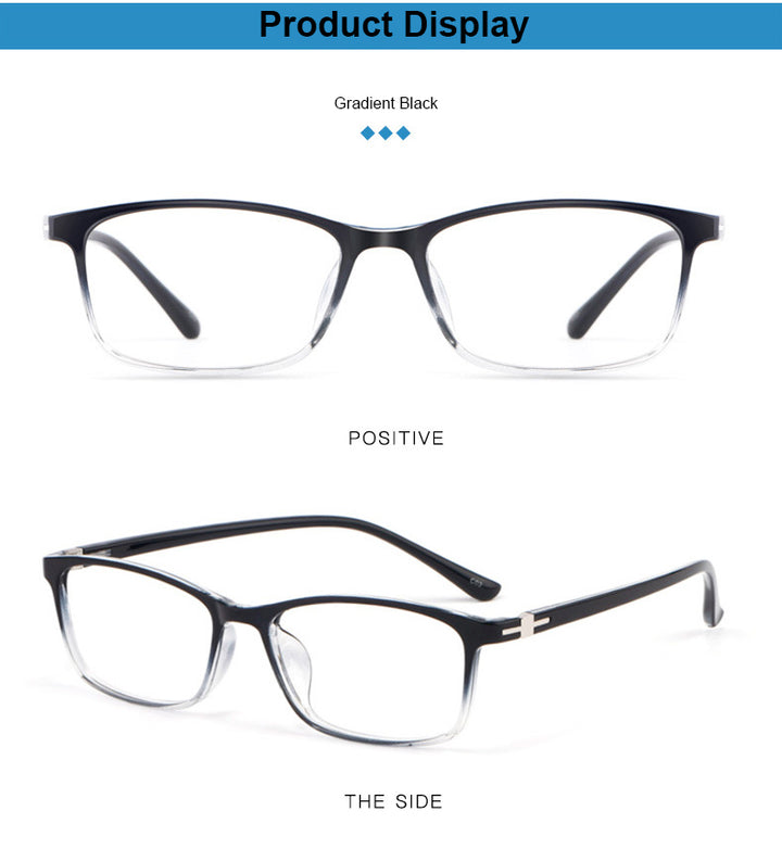 Hotony Women's Full Rim Square Acetate Frame Eyeglasses 6631 Full Rim Hotony