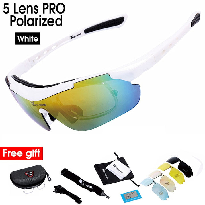 West Biking Unisex Full Rim Rectangle Acetate Polarized Sport Sunglasses YP0703111-135-136 Sunglasses West Biking
