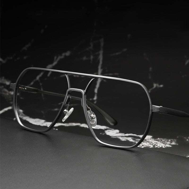 Hdcrafter Unisex Full Rim Large Square Tr 90 Eyeglasses Photochromic 8692 Full Rim Hdcrafter Eyeglasses