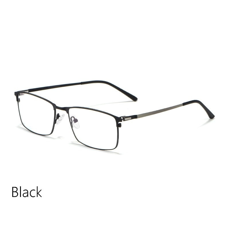 Yimaruili Men's Full Rim Alloy Frame Eyeglasses P9847 Full Rim Yimaruili Eyeglasses Black China